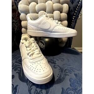 Nike Court Legacy Triple White Women Size 8.5